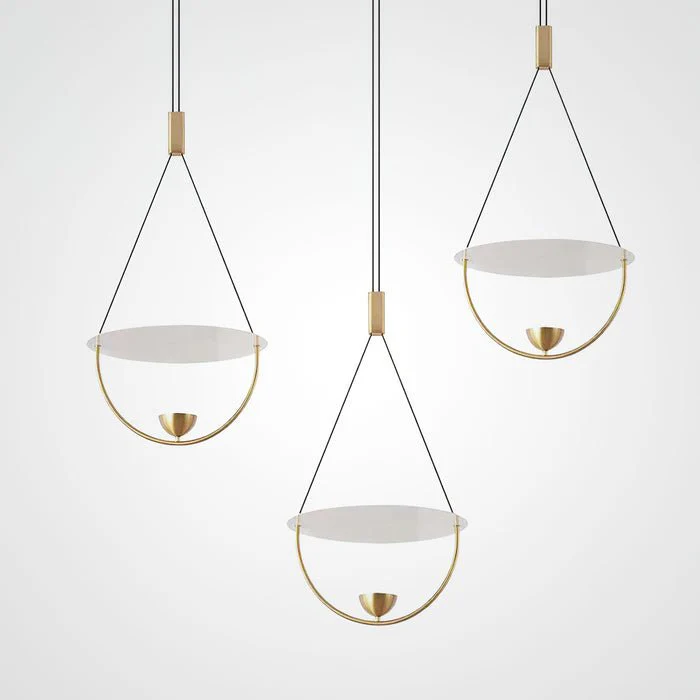 Vecaros Modern Minimalist Disc Pendant Lamp - Image 23