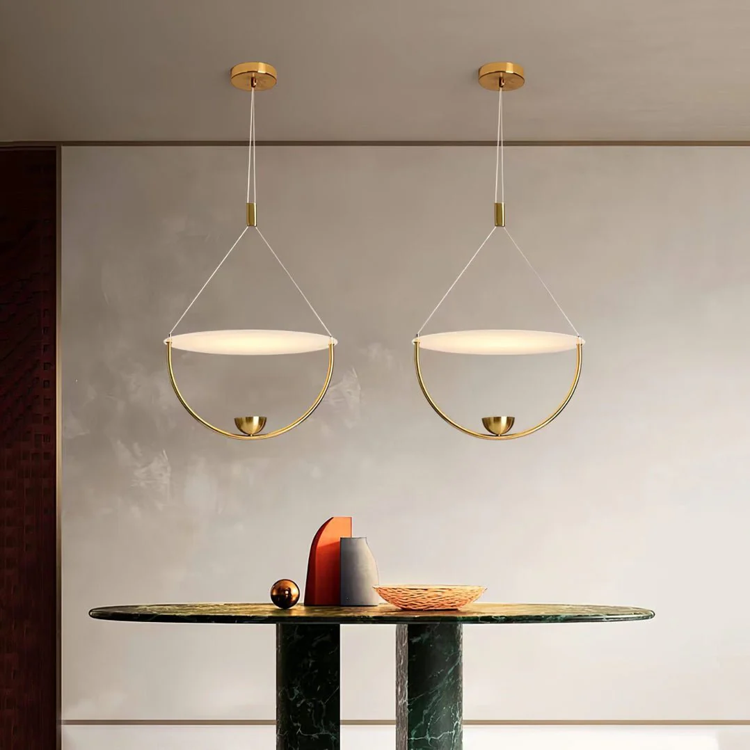 Vecaros Modern Minimalist Disc Pendant Lamp - Image 27