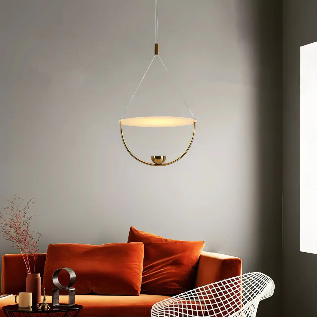 Vecaros Modern Minimalist Disc Pendant Lamp - Image 4