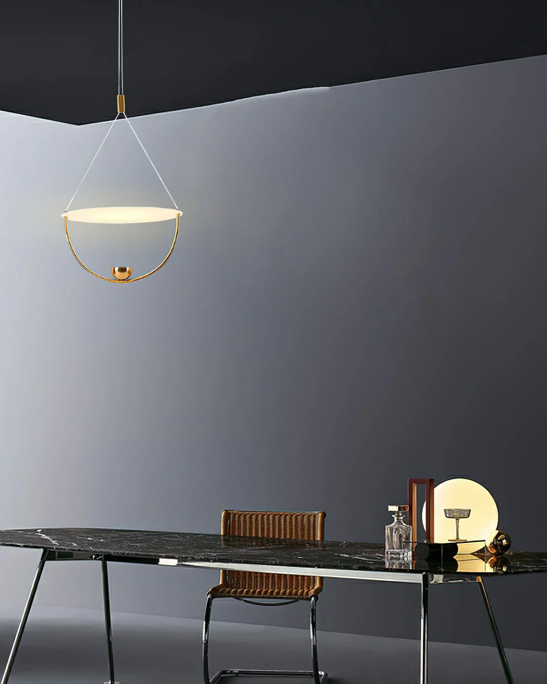 Vecaros Modern Minimalist Disc Pendant Lamp - Image 5
