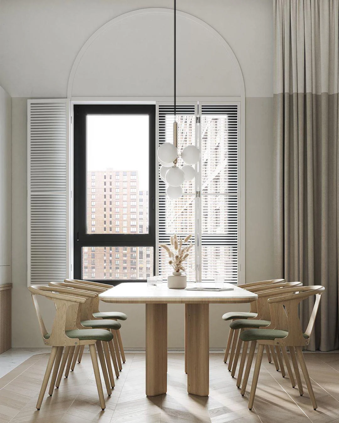 Velain Brass Industrial Pendant Light - Image 12