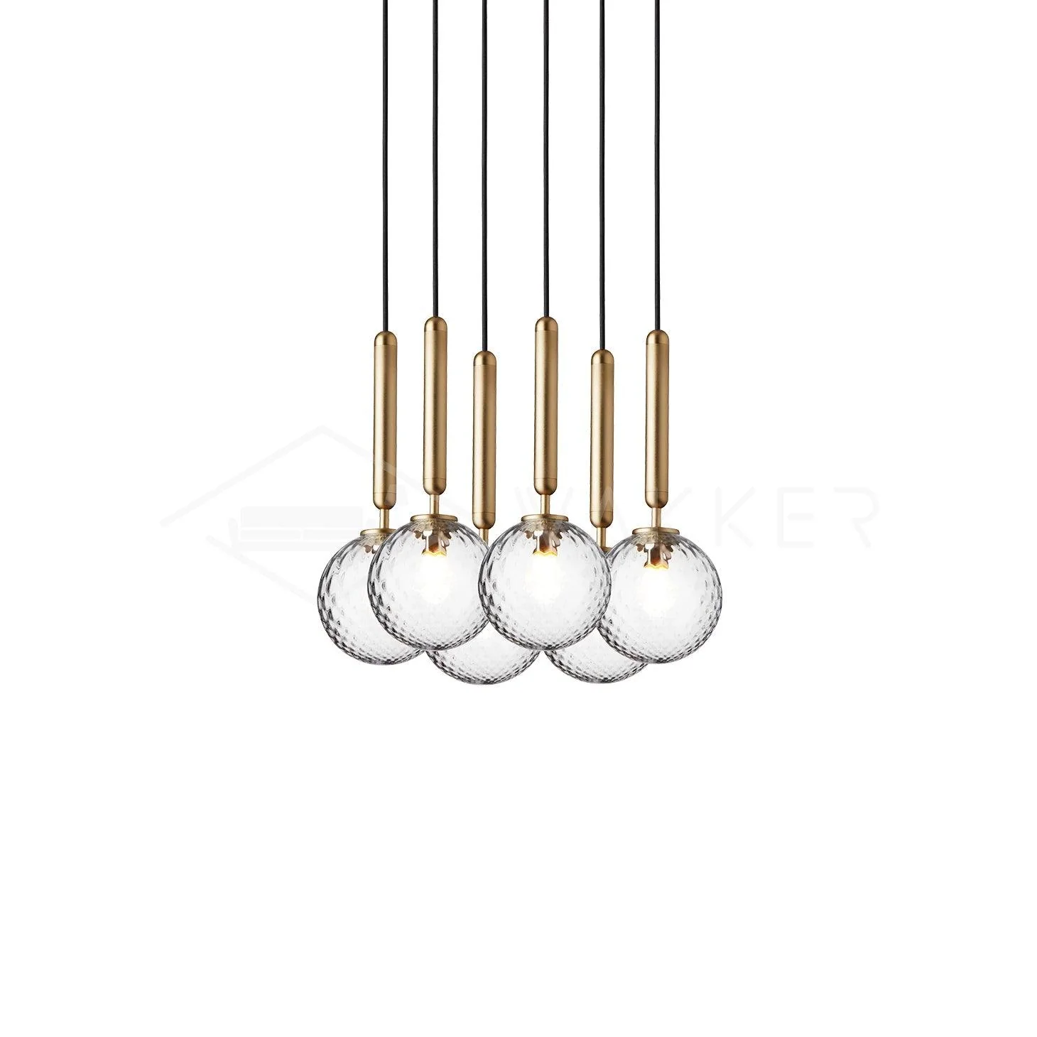 Velain Brass Industrial Pendant Light - Image 36