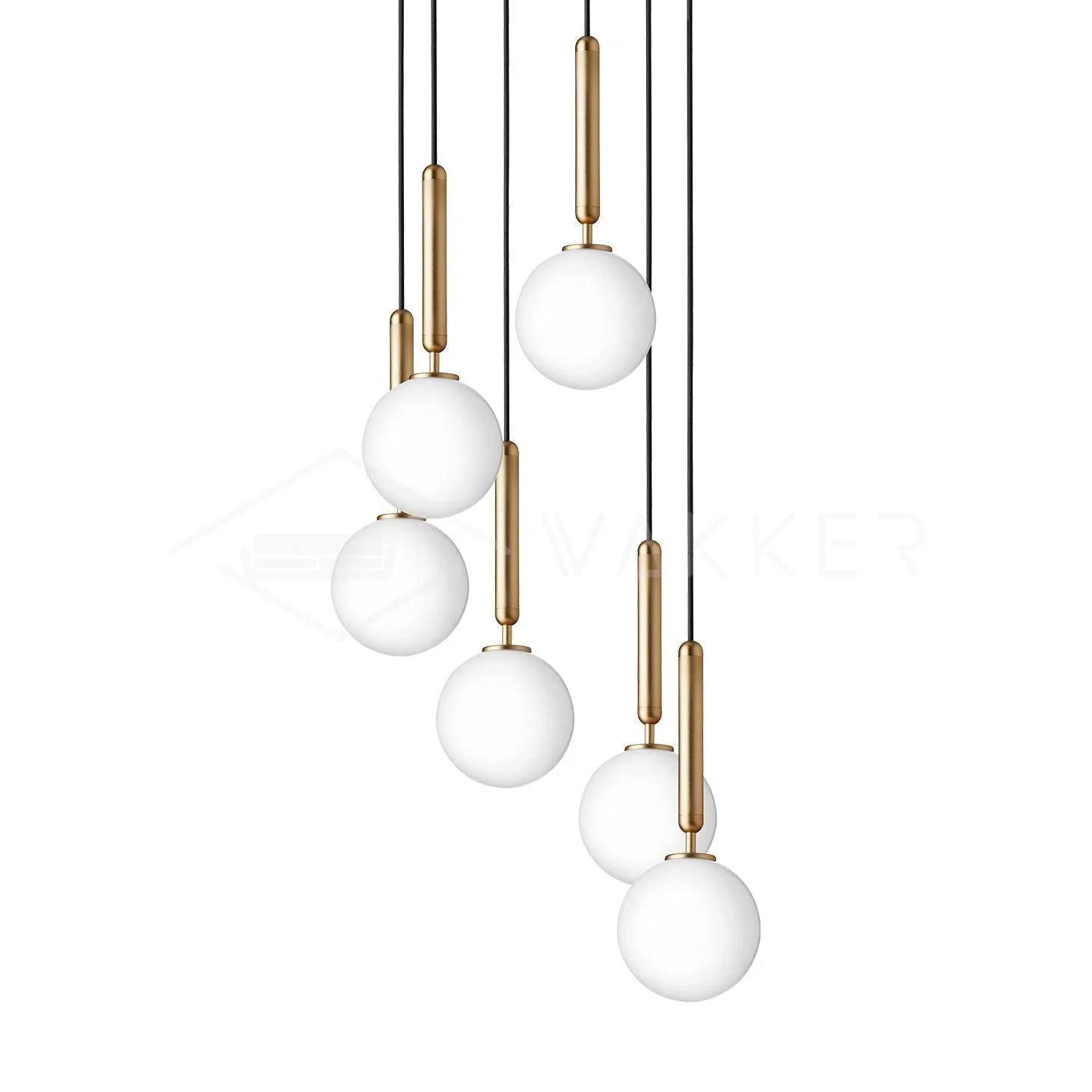 Velain Brass Industrial Pendant Light - Image 39