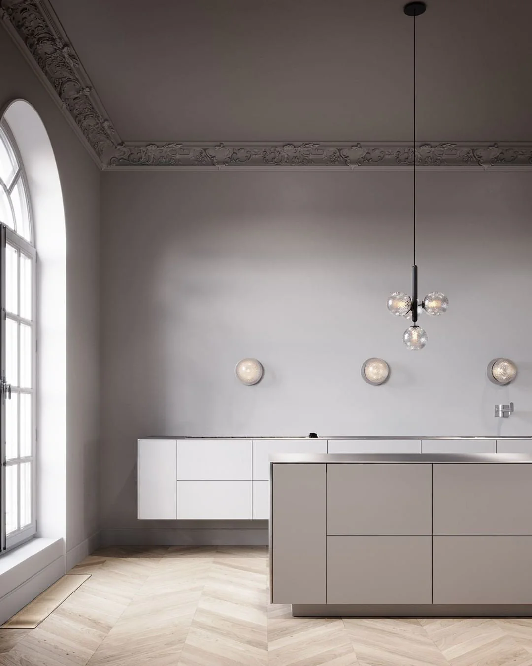 Velain Brass Industrial Pendant Light - Image 49