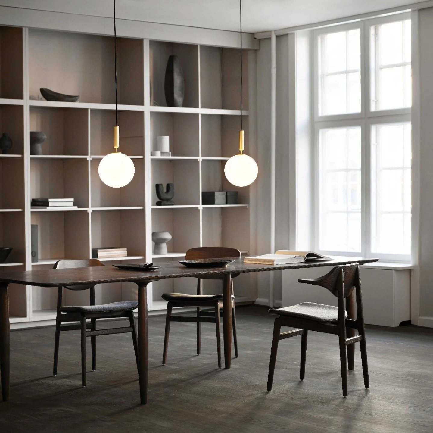 Velain Brass Industrial Pendant Light - Image 78