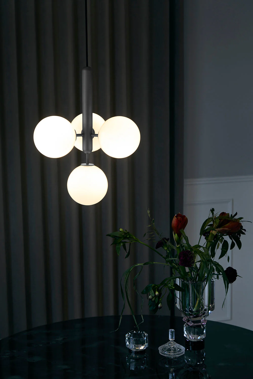 Velain Brass Industrial Pendant Light - Image 90