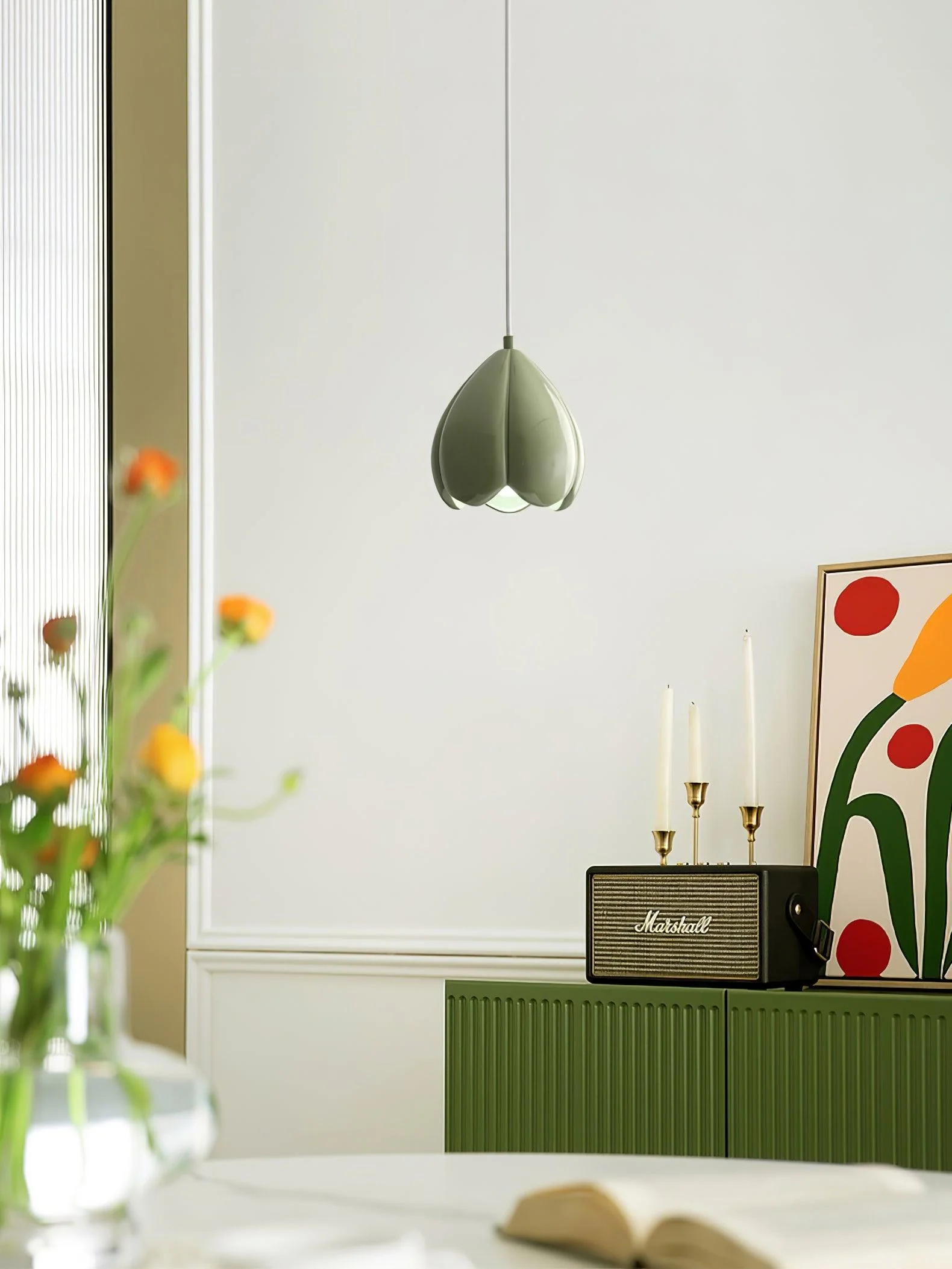 Velara Resin Artistic Pendant Lamp - Image 10