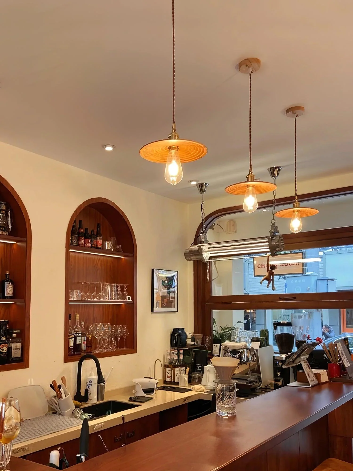 Veldra Brass Retro Pendant Light - Image 11