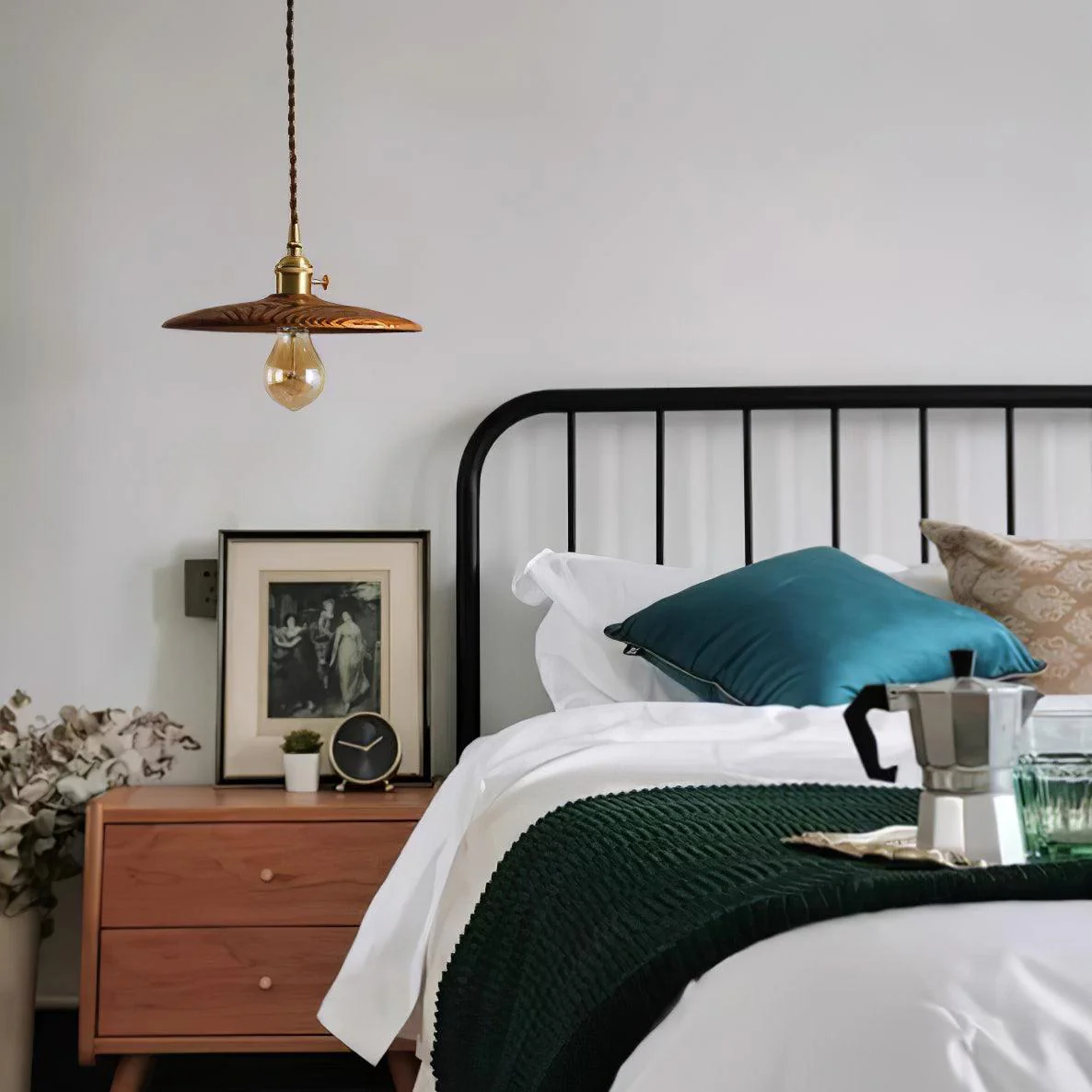 Veldra Brass Retro Pendant Light - Image 7