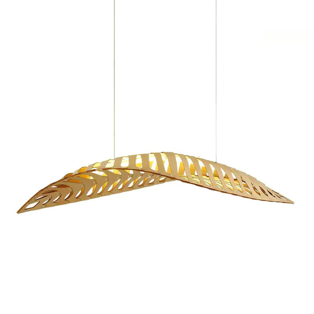 Veliren Leaf Wood Pendant Light - Image 19