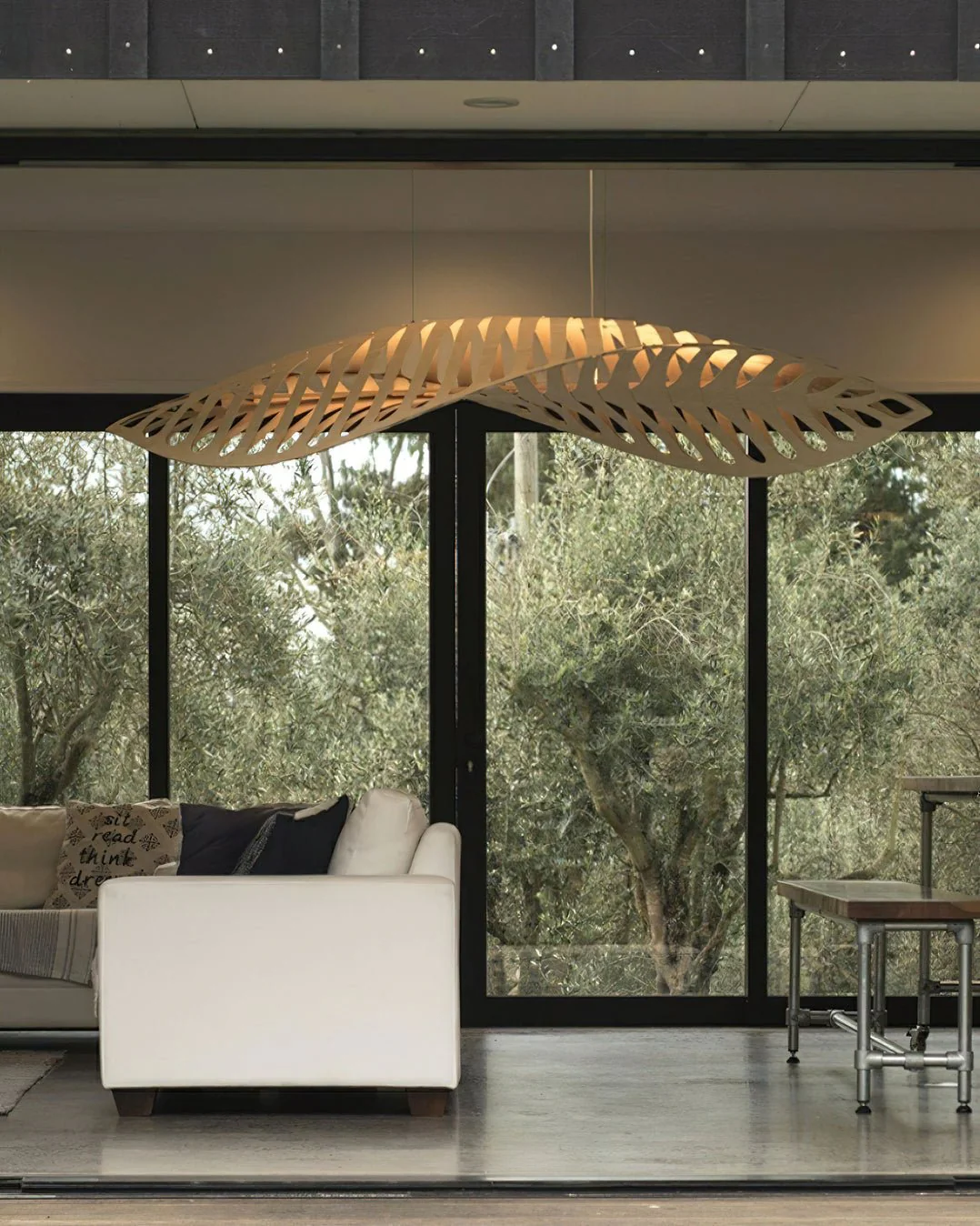 Veliren Leaf Wood Pendant Light - Image 22