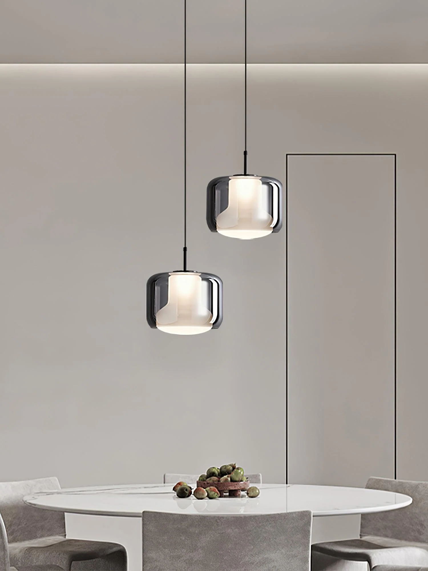 Vella Modern Glass Pendant Lamp - Image 18