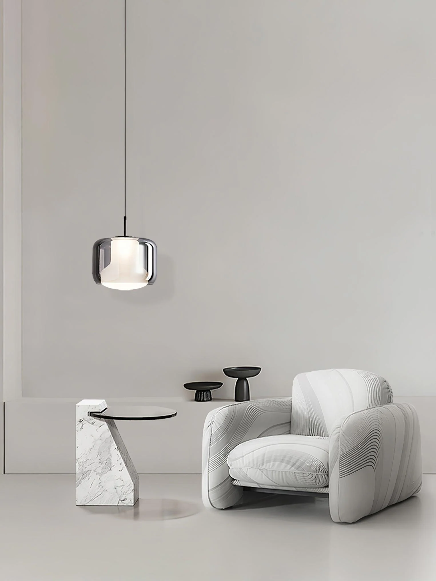 Vella Modern Glass Pendant Lamp - Image 21