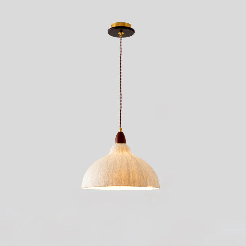 Vellara Paper & Wood Pendant Lamp - Image 20