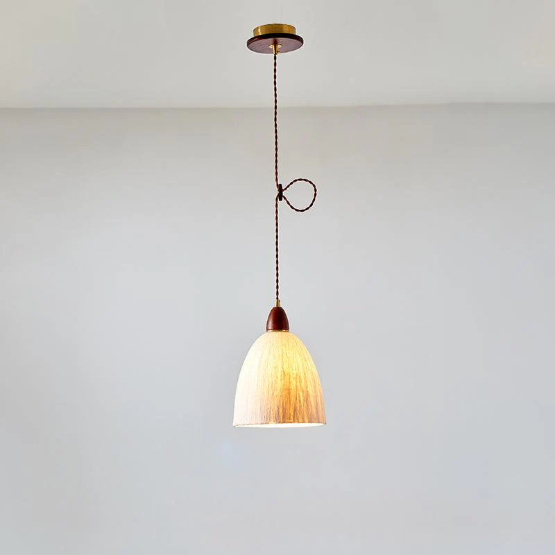 Vellara Paper & Wood Pendant Lamp - Image 43