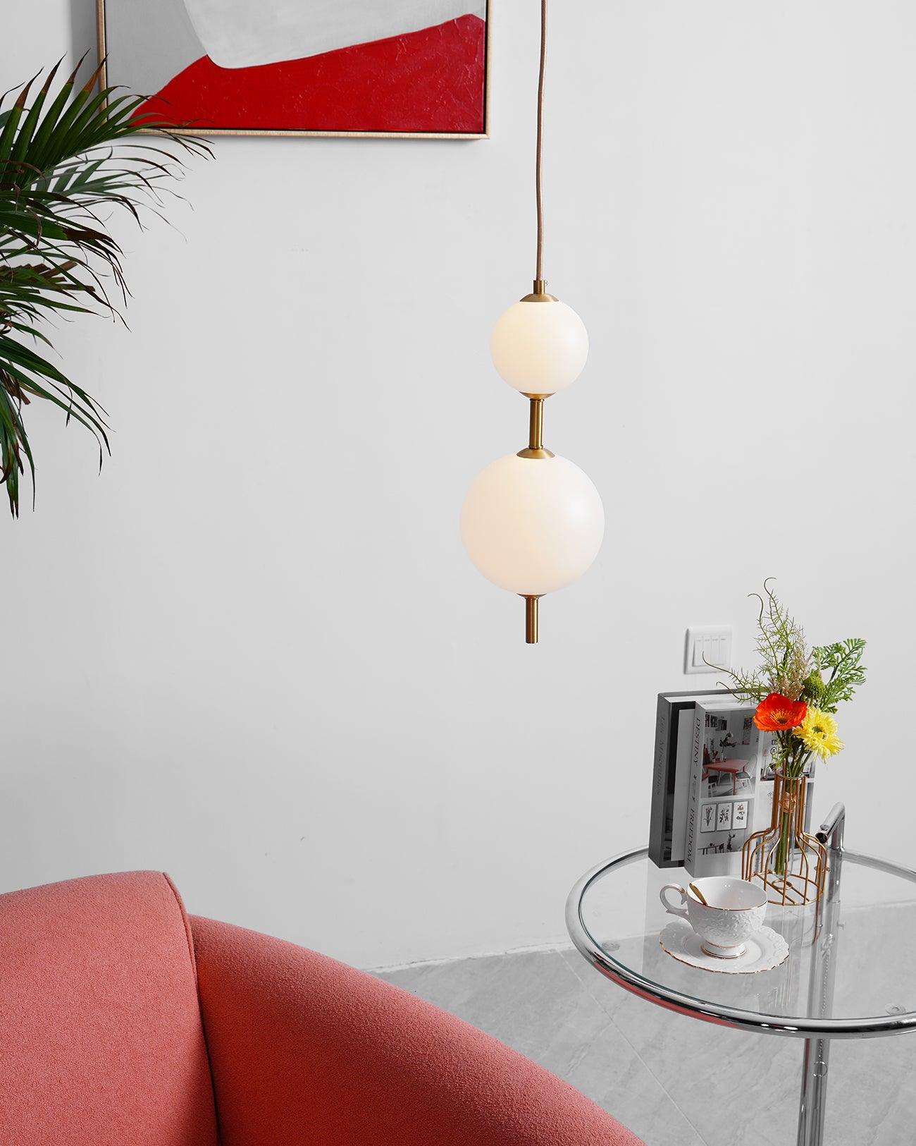 Velloran Brass Plastic Pendant Lamp - Image 23
