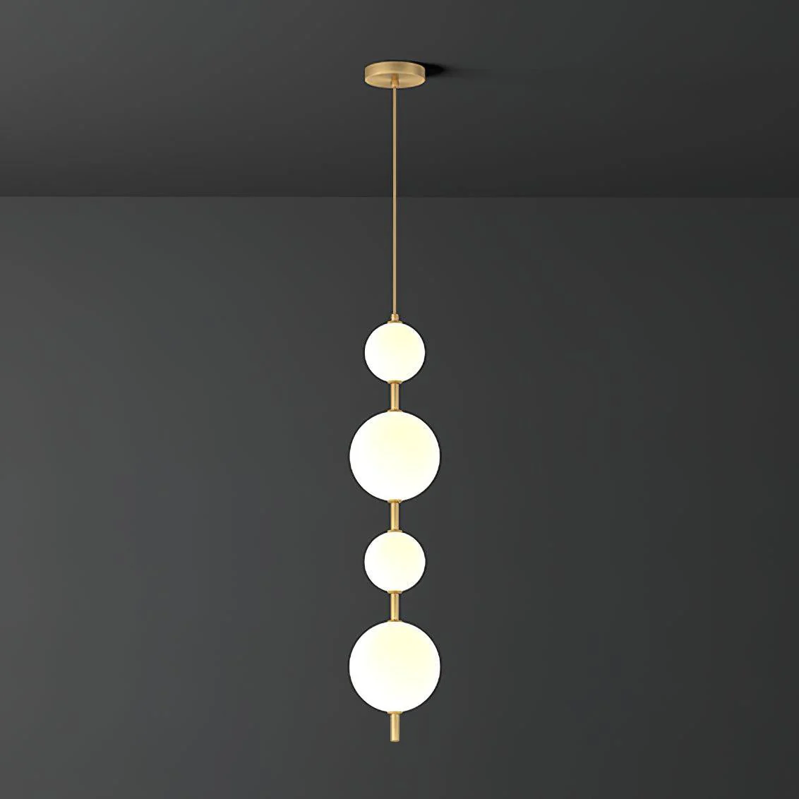 Velloran Brass Plastic Pendant Lamp - Image 8