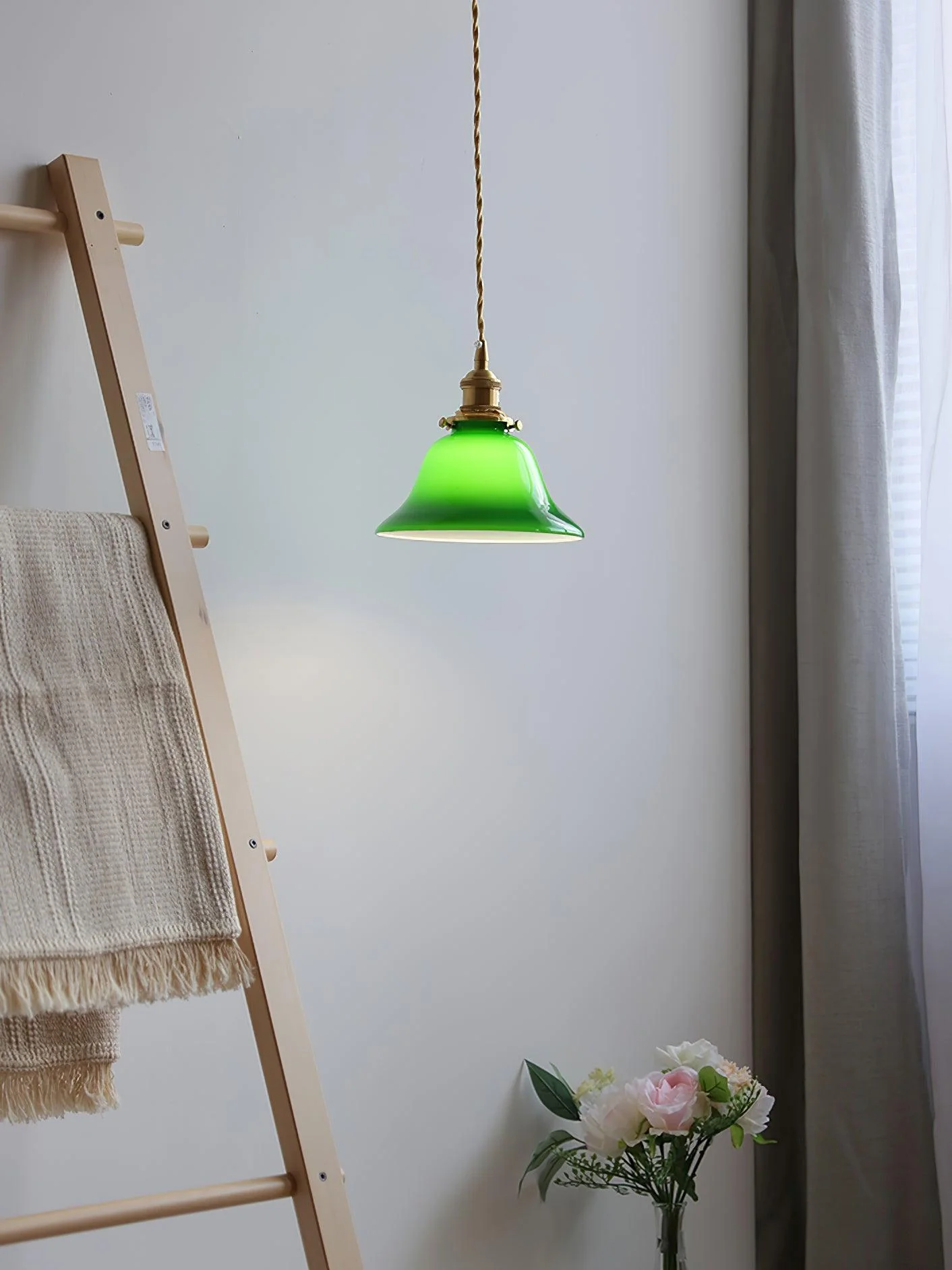 Velona Brass Retro Pendant Light - Image 26