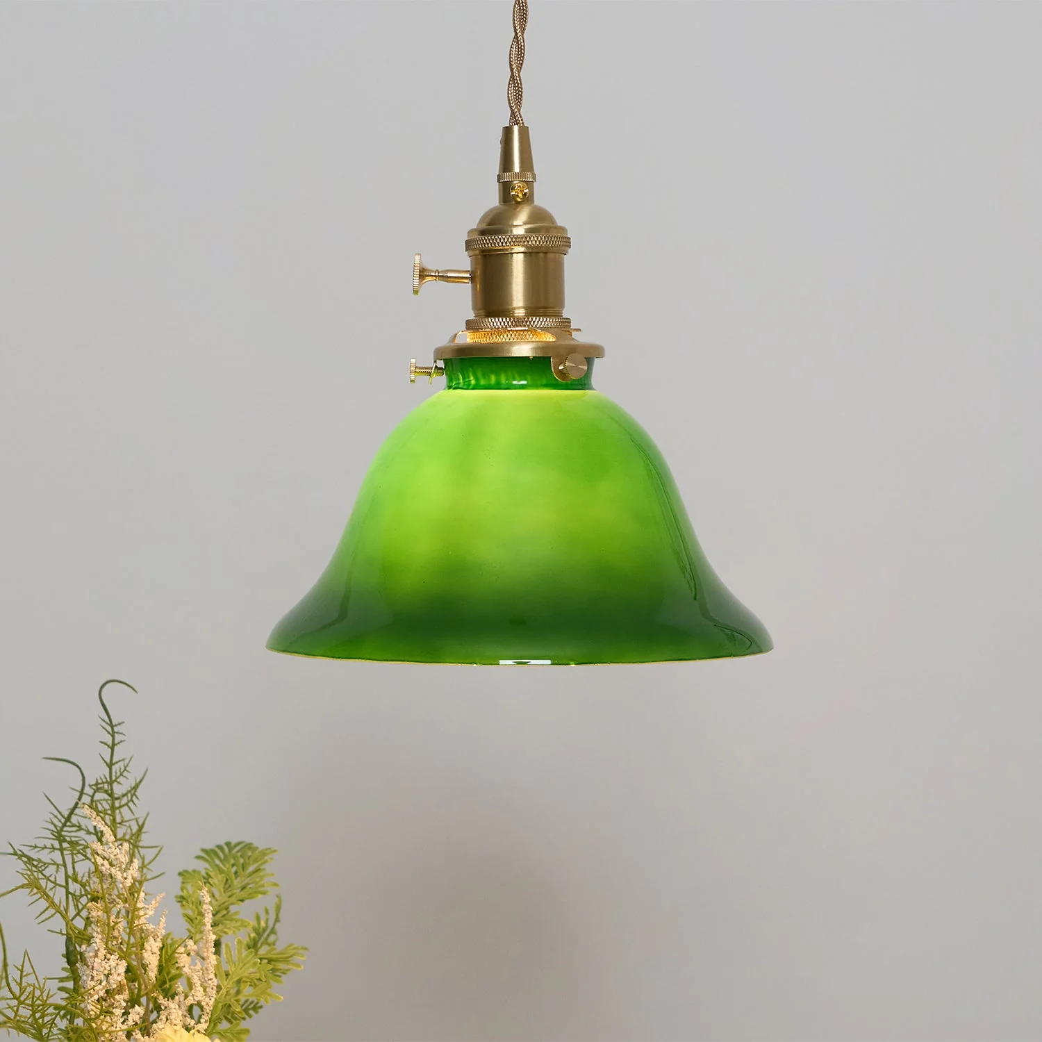 Velona Brass Retro Pendant Light - Image 4