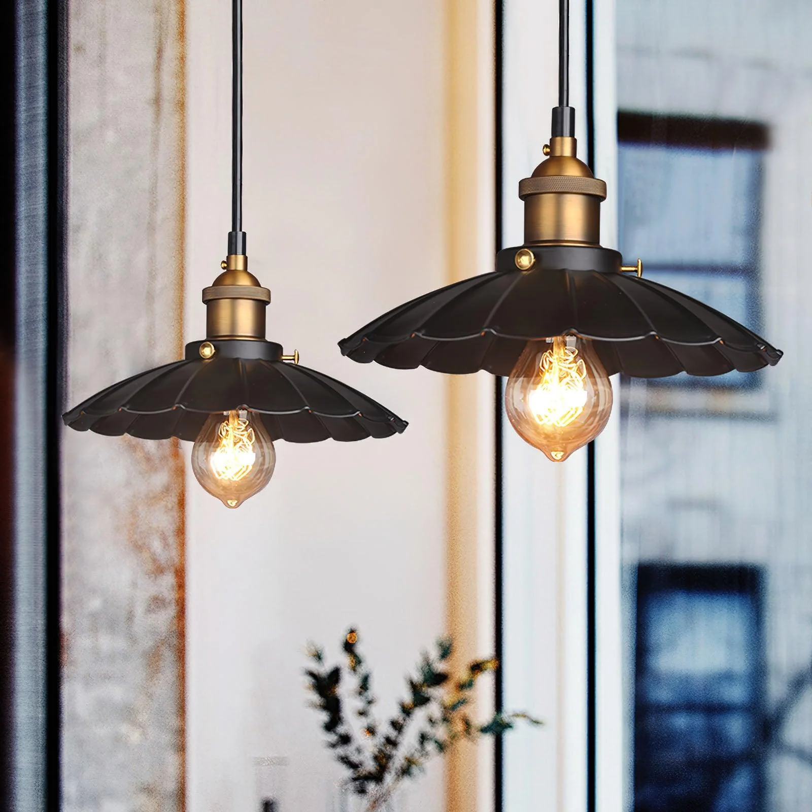 Velora Contemporary Iron Pendant Light - Image 4