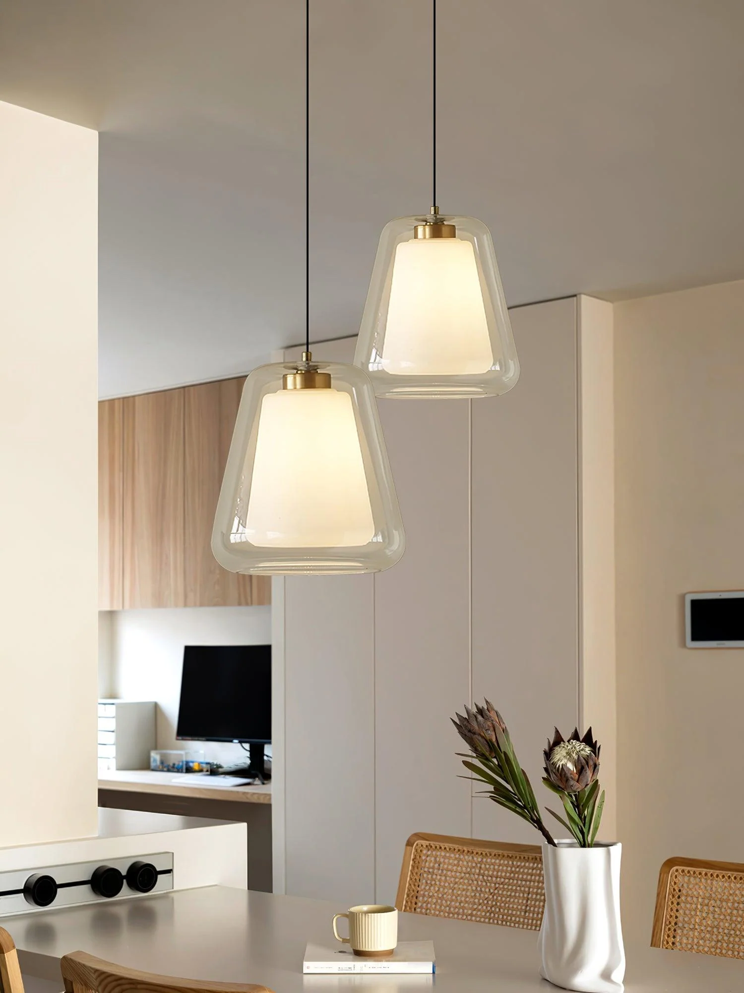 Velorace Gold Contemporary Pendant Light - Image 13