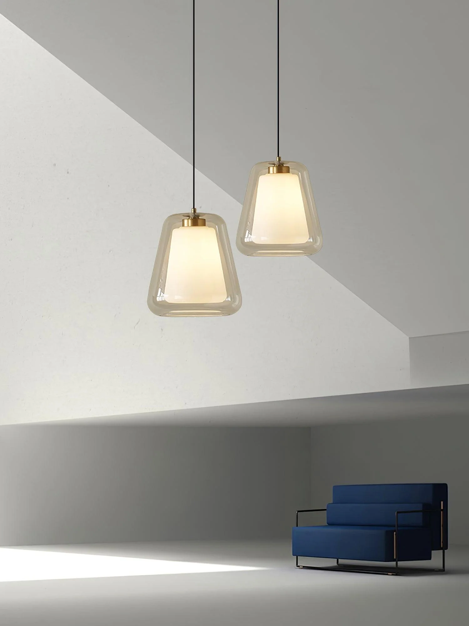 Velorace Gold Contemporary Pendant Light - Image 8