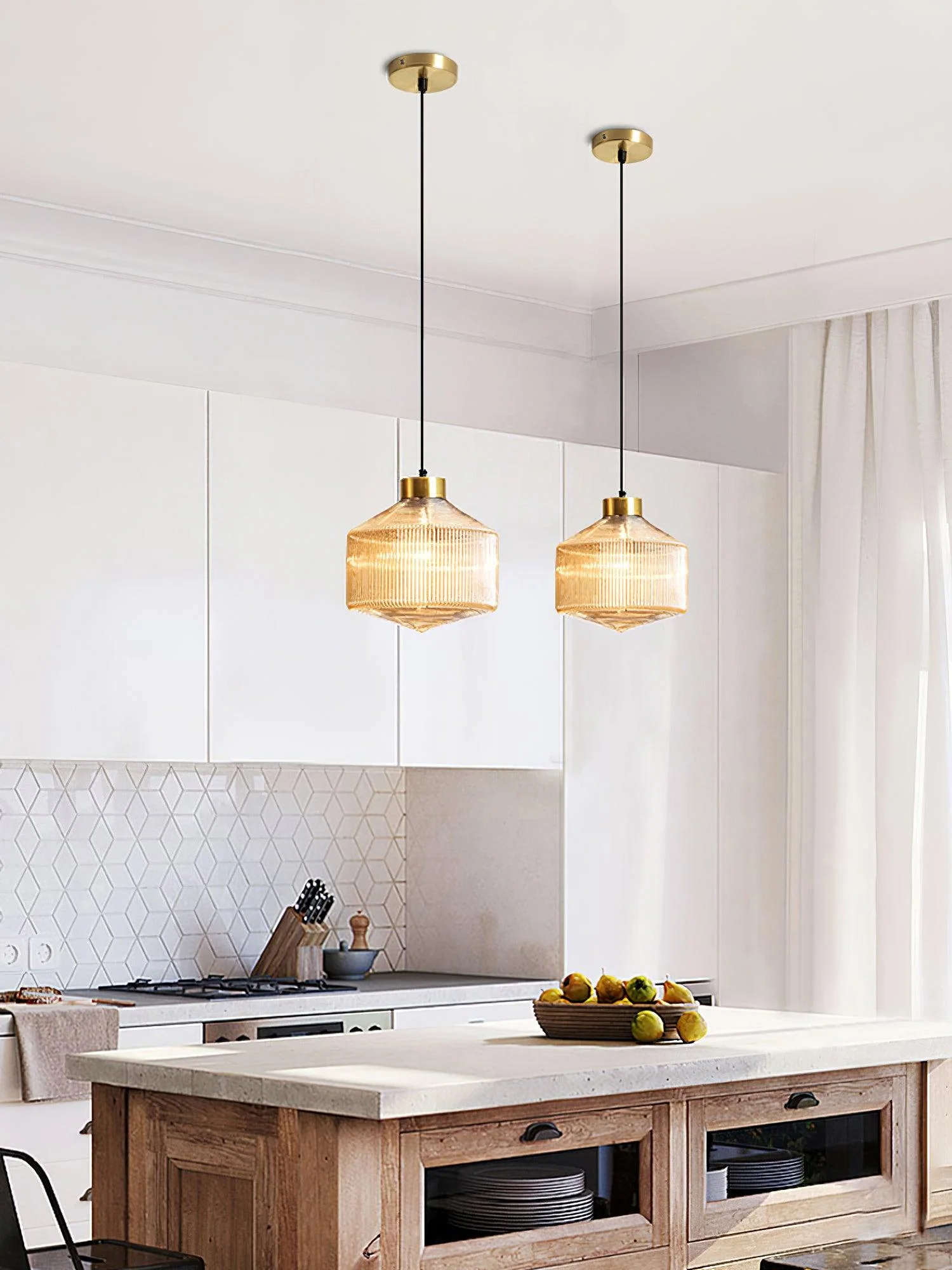 Velorarn Glass Artistic Pendant Light - Image 27
