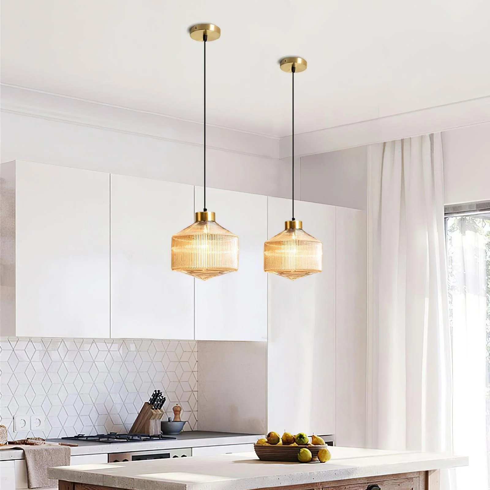 Velorarn Glass Artistic Pendant Light - Image 4