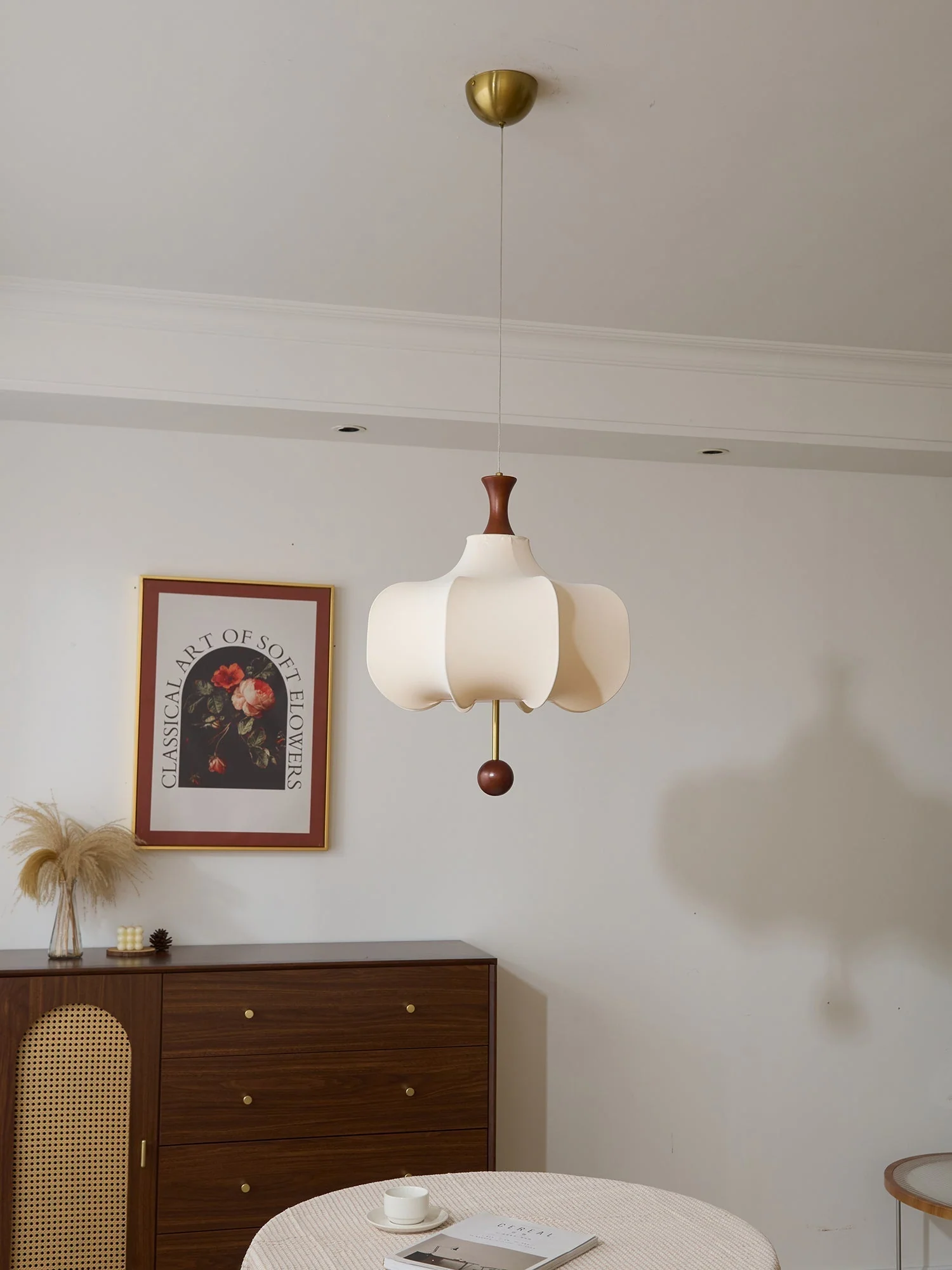 Venoryra Premium Elegance Cloud Wood Pendant Lamp - Image 10