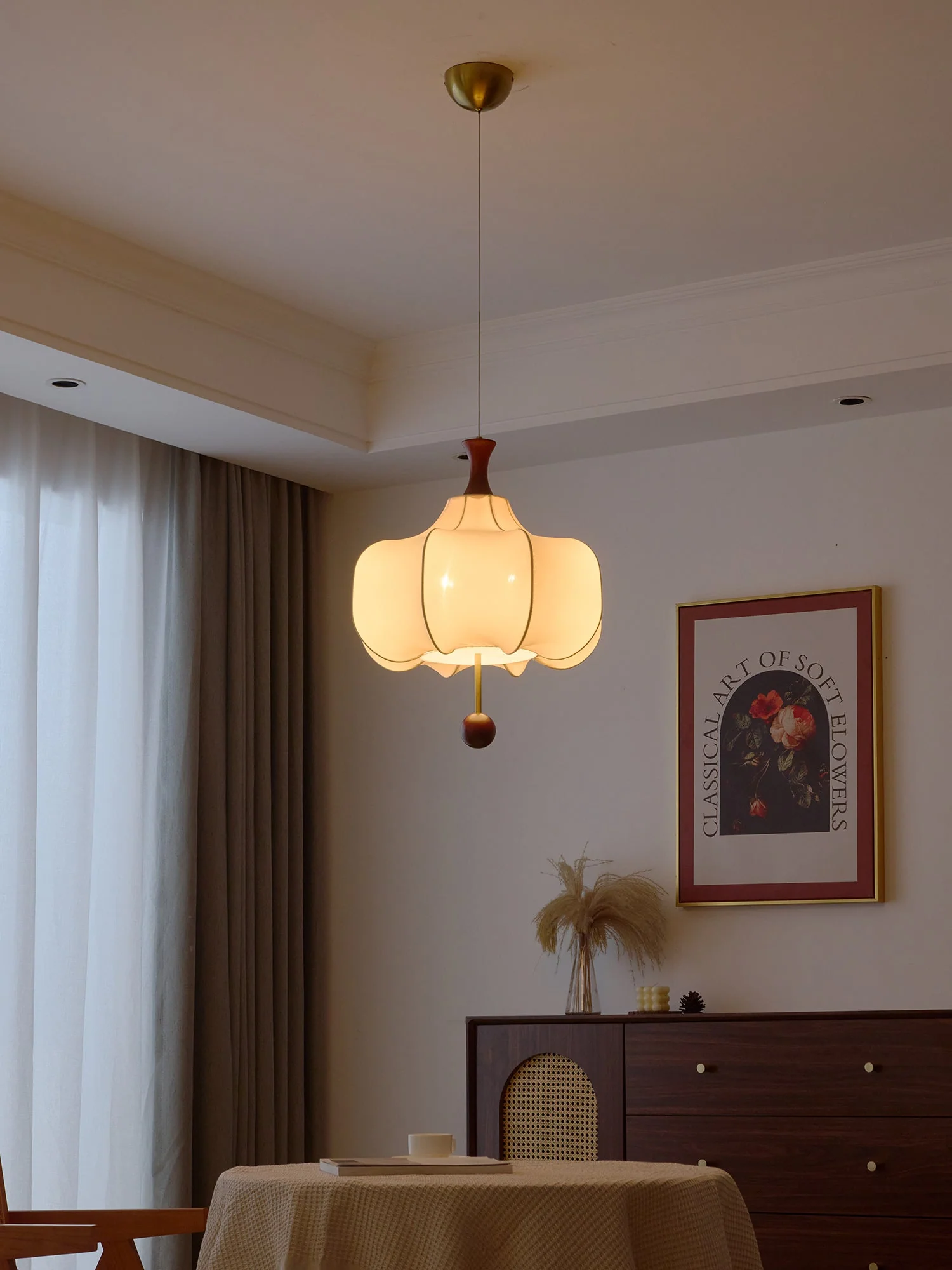 Venoryra Premium Elegance Cloud Wood Pendant Lamp - Image 14