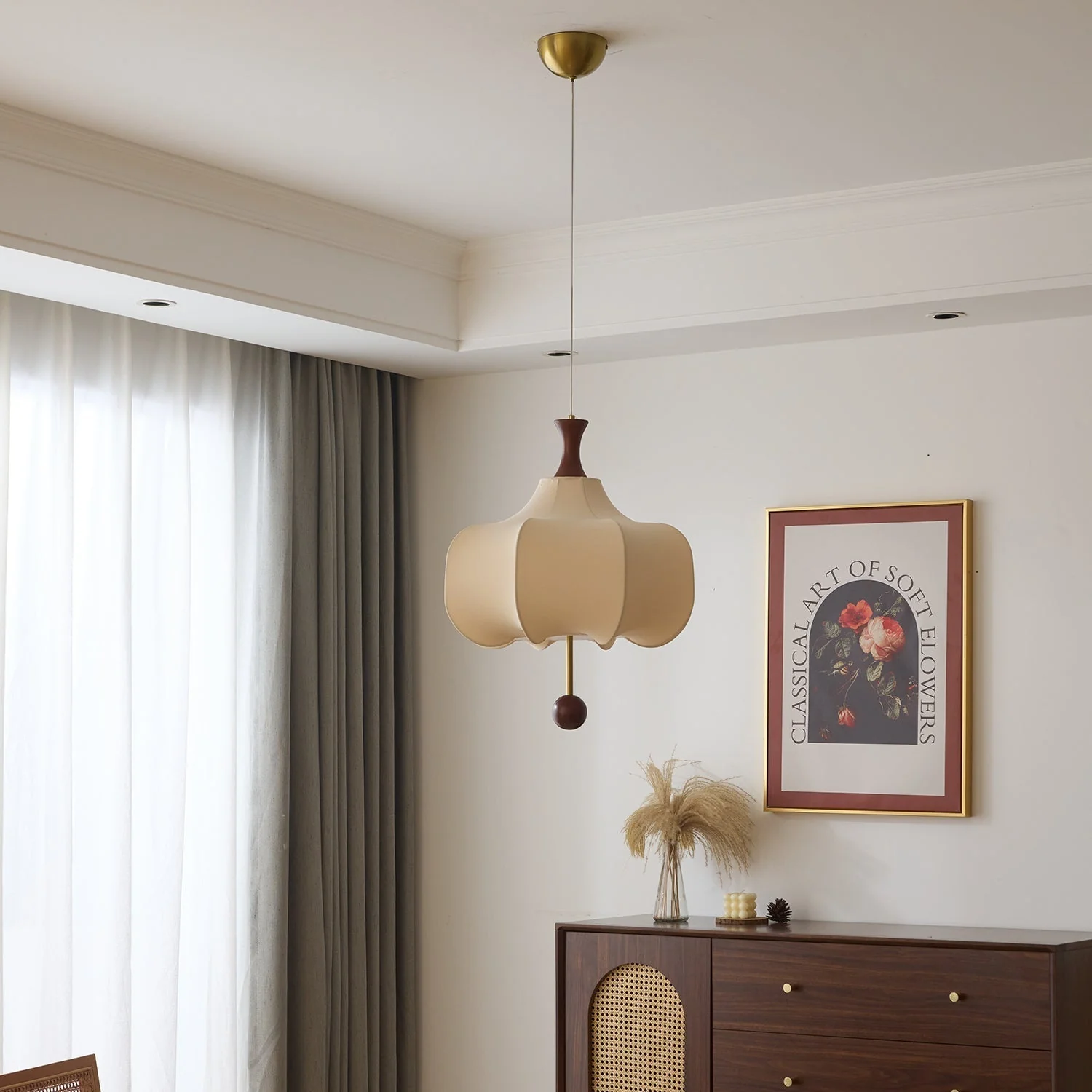 Venoryra Premium Elegance Cloud Wood Pendant Lamp - Image 7