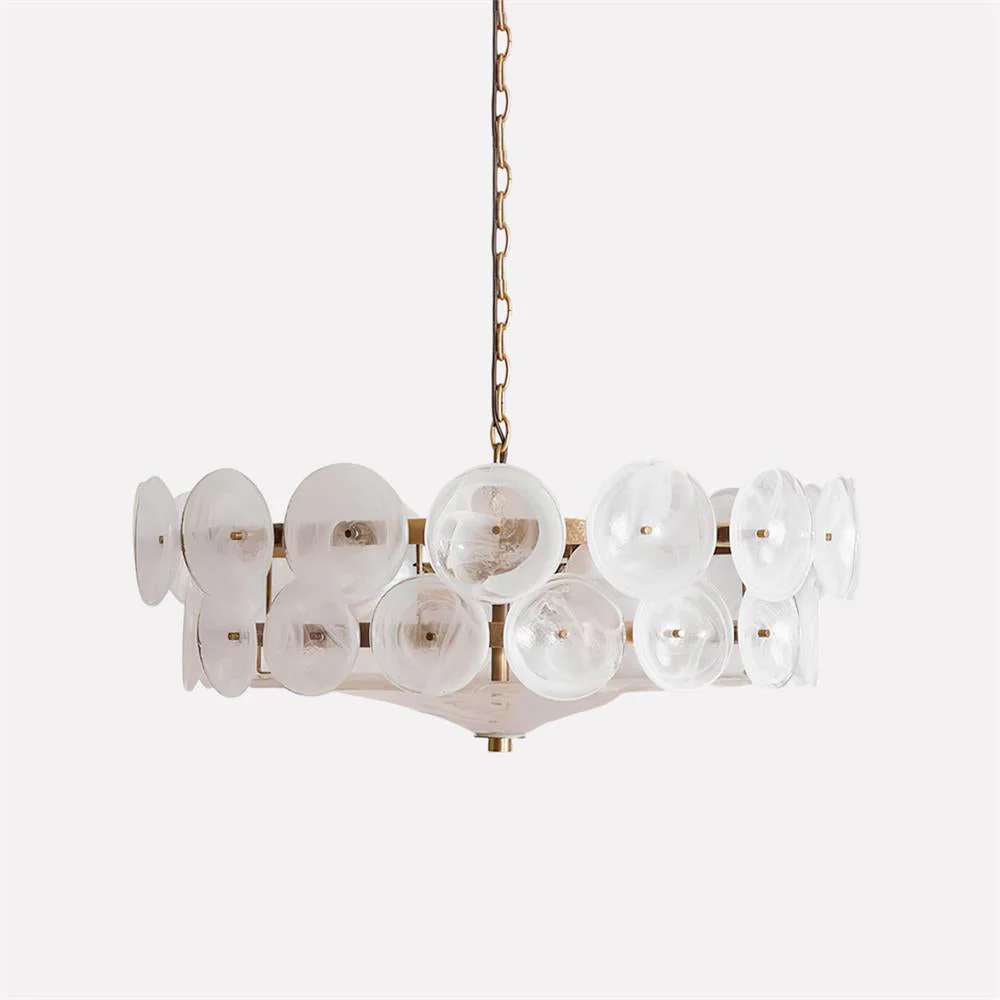 Ventilo Amber Glass Chandelier - Image 10