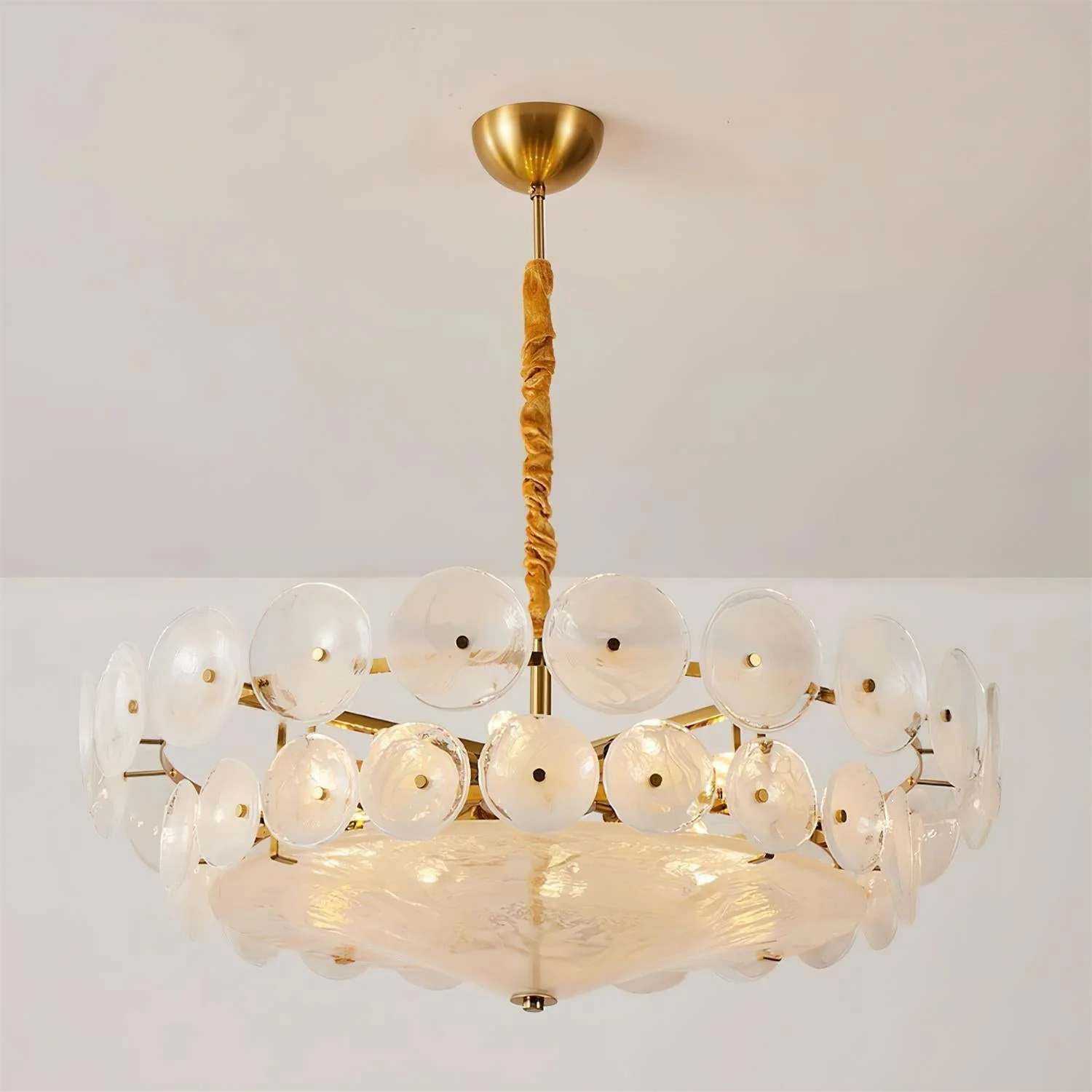 Ventilo Amber Glass Chandelier - Image 20
