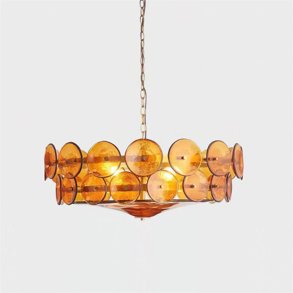 Ventilo Amber Glass Chandelier - Image 22