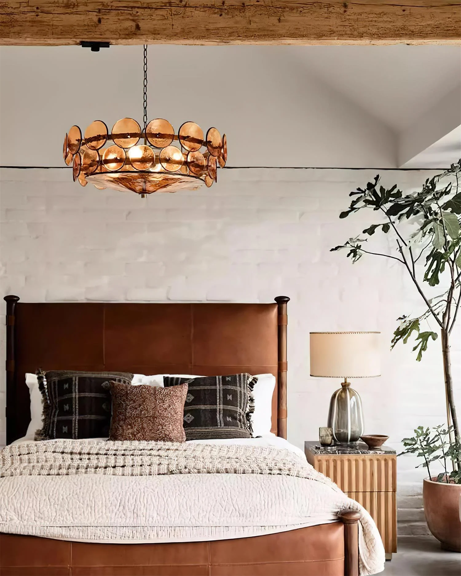 Ventilo Amber Glass Chandelier - Image 23