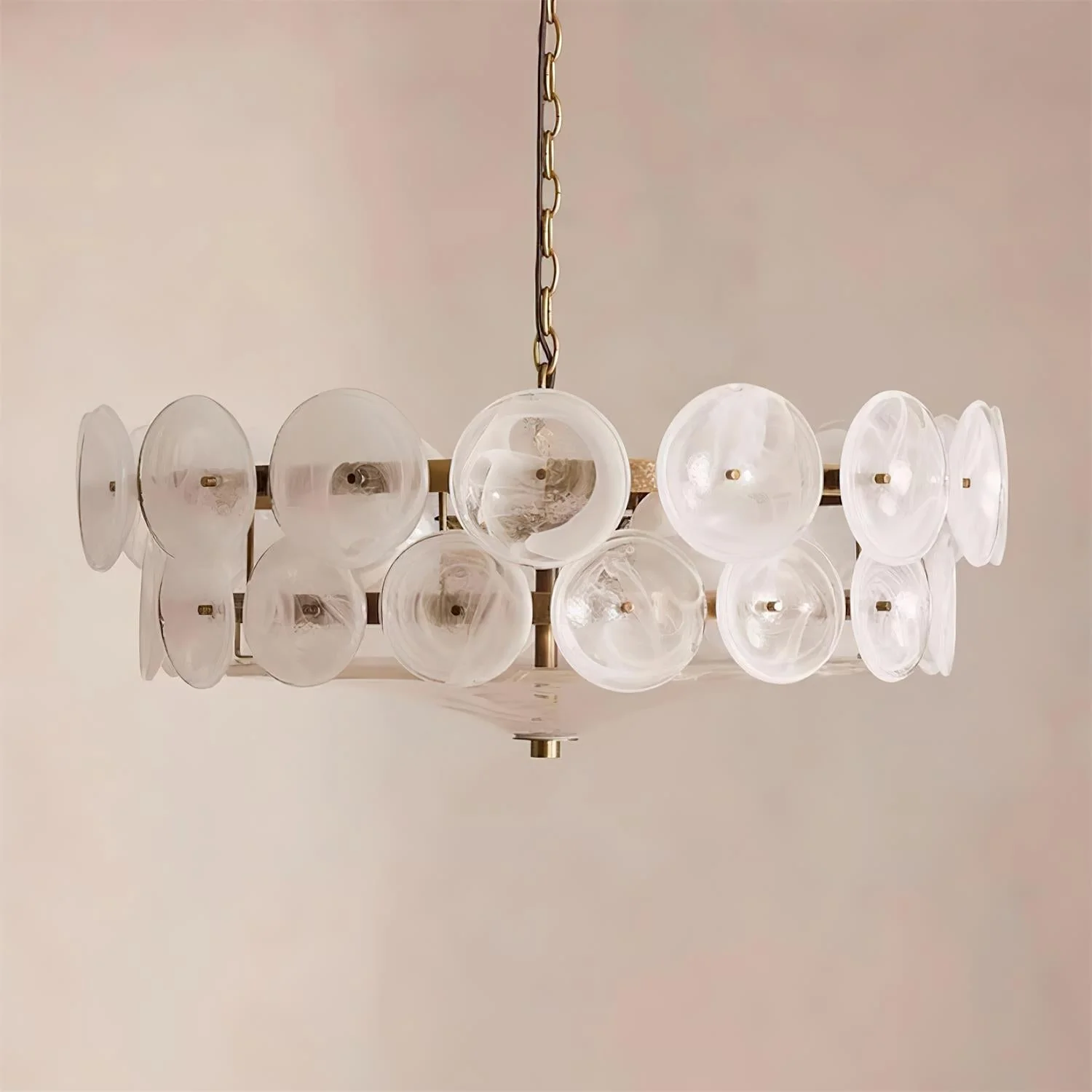 Ventilo Amber Glass Chandelier - Image 31