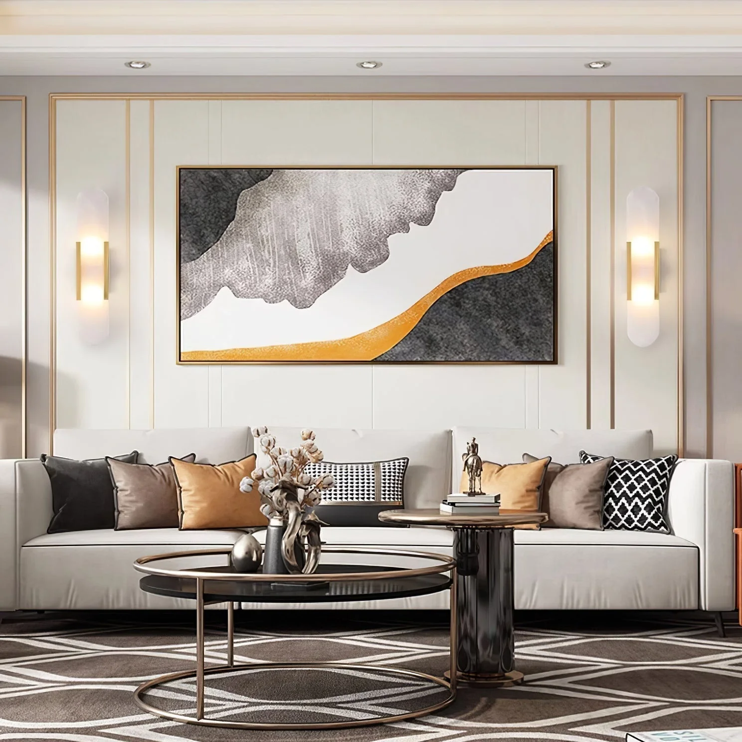 Veo Luxury Alabaster Wall Lamp - Image 10