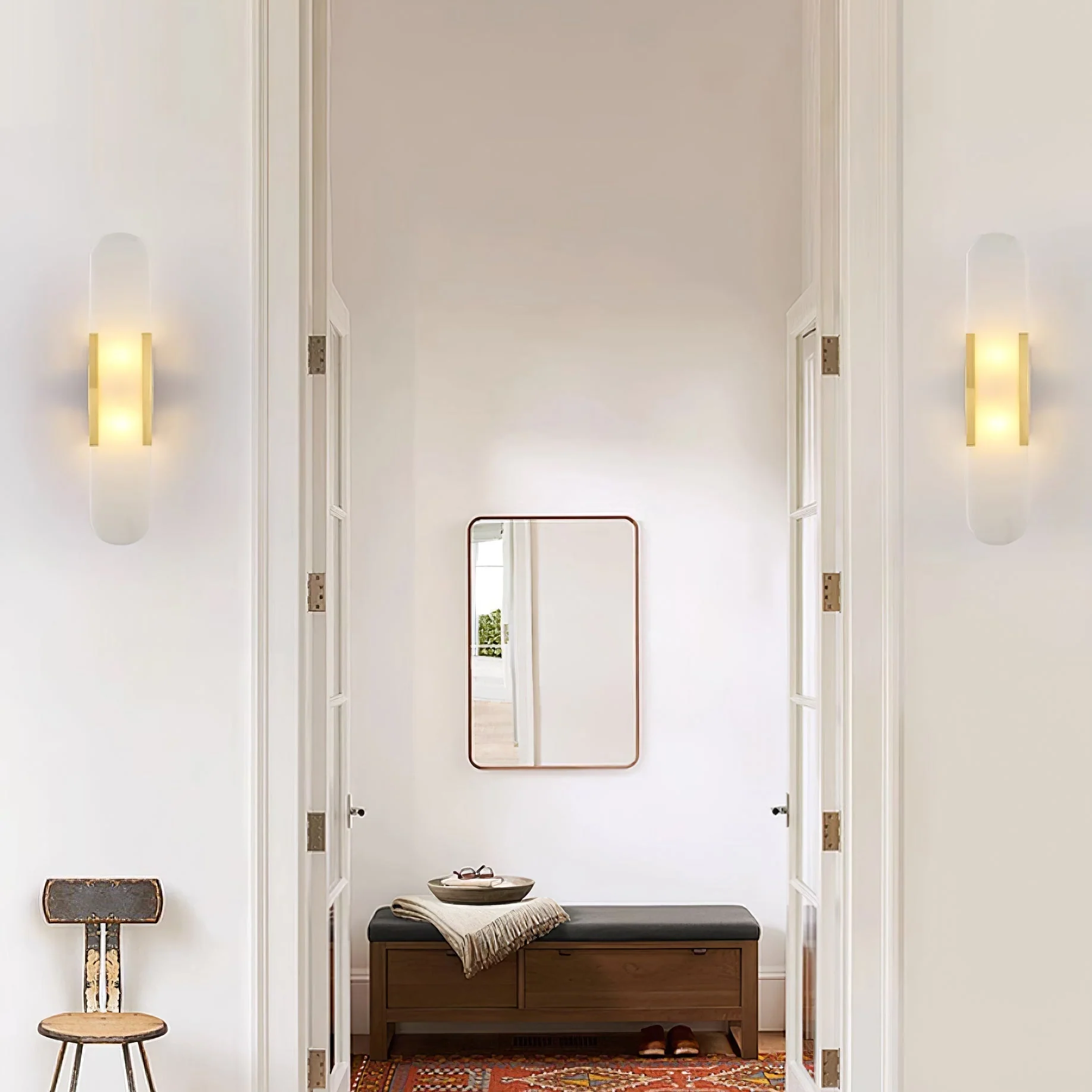 Veo Luxury Alabaster Wall Lamp - Image 11