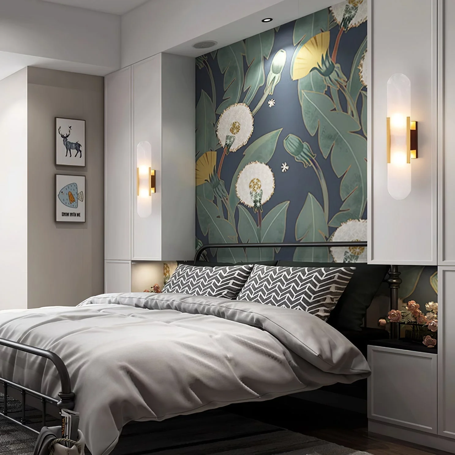Veo Luxury Alabaster Wall Lamp - Image 12