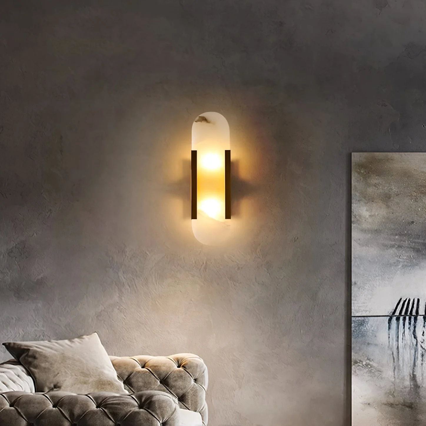 Veo Luxury Alabaster Wall Lamp - Image 40