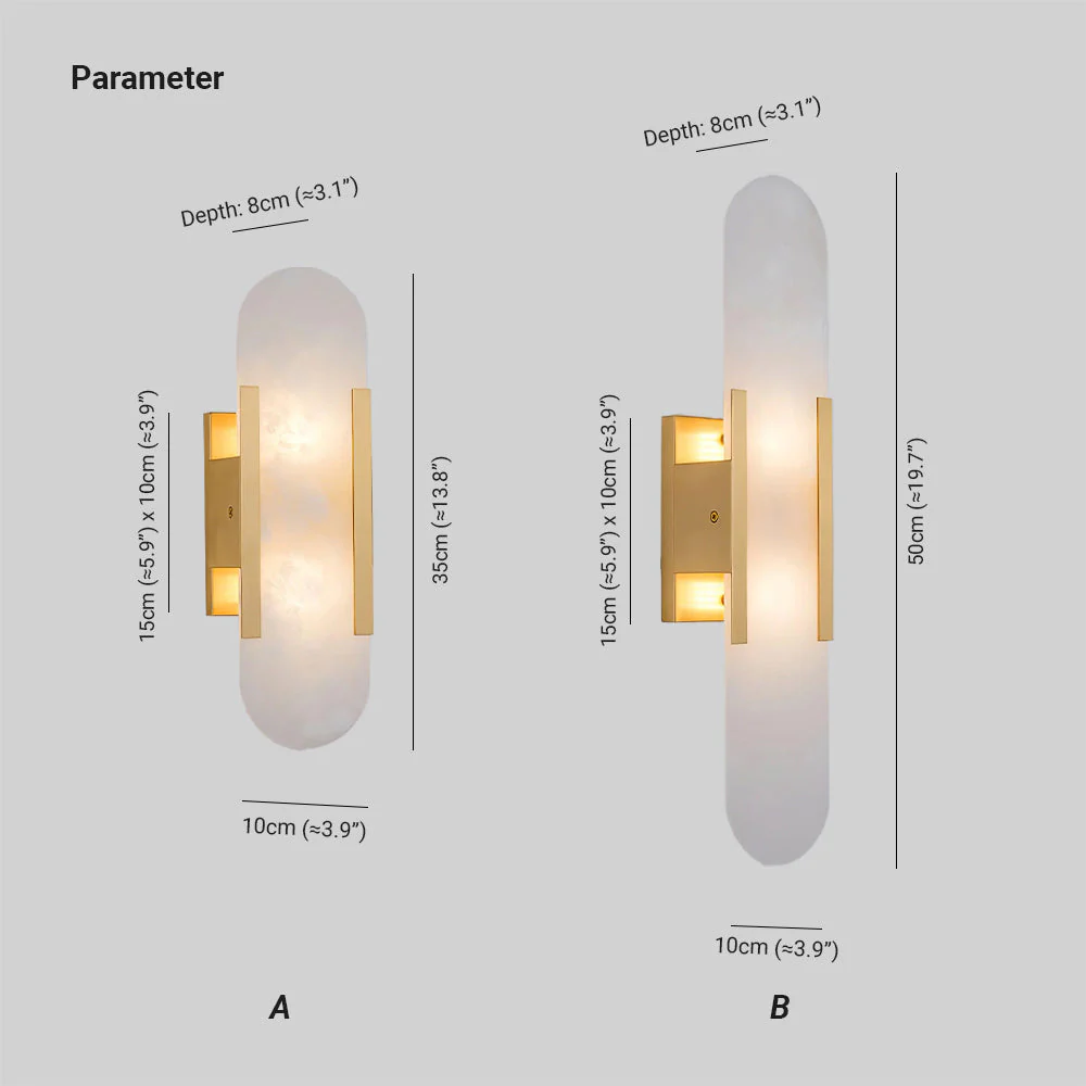 Veo Luxury Alabaster Wall Lamp - Image 6