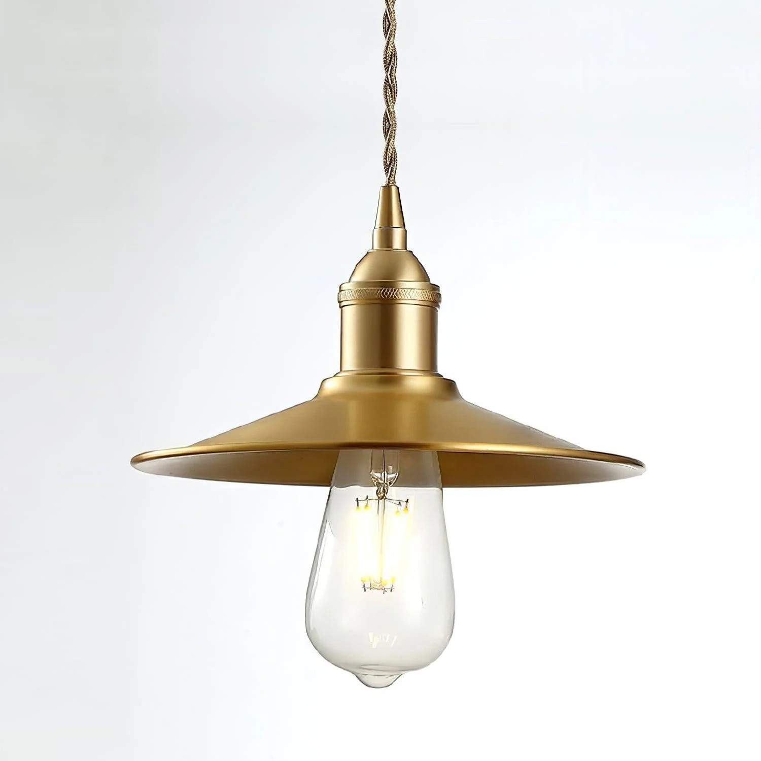Verona Brass Pendant Lamp - Image 14