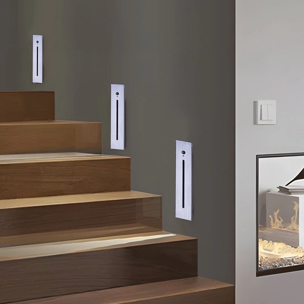 Emmanu Vertical Contemporary Outdoor Steps Lamp - Image 14