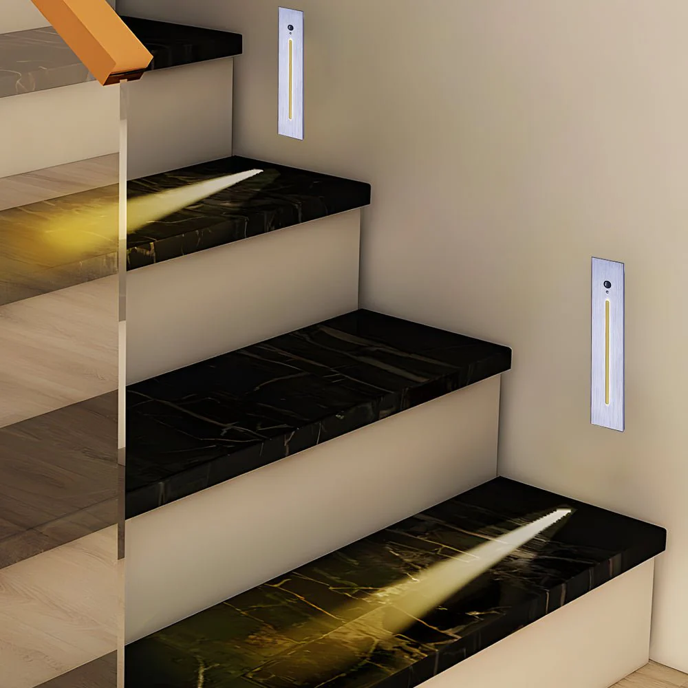 Emmanu Vertical Contemporary Outdoor Steps Lamp - Image 17