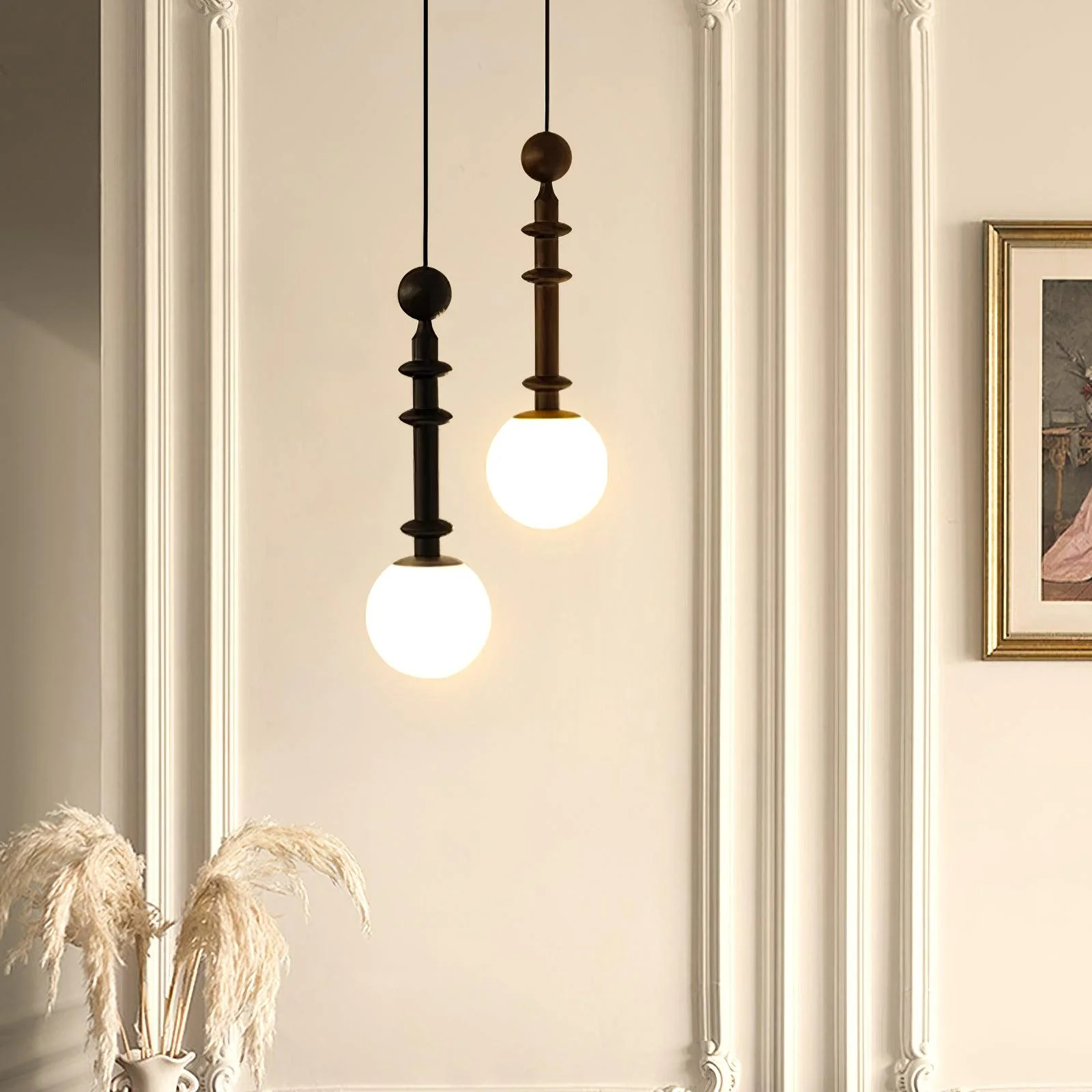 Vesera Wood Industrial Pendant Light - Image 25