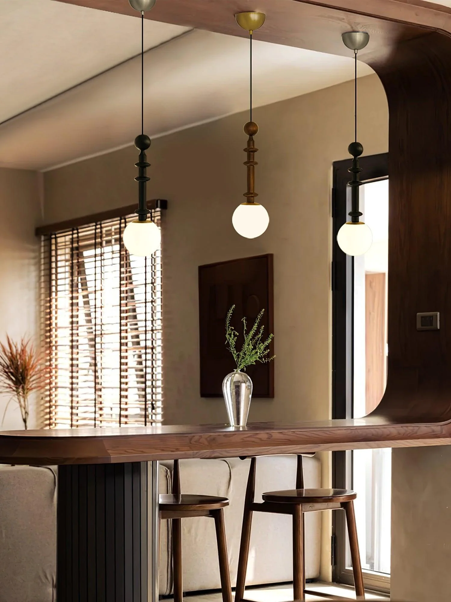 Vesera Wood Industrial Pendant Light - Image 32