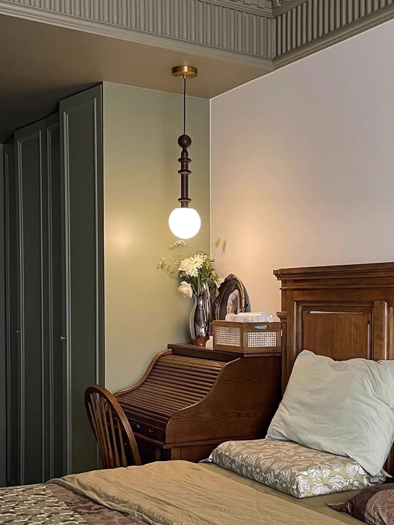 Vesera Wood Industrial Pendant Light - Image 33