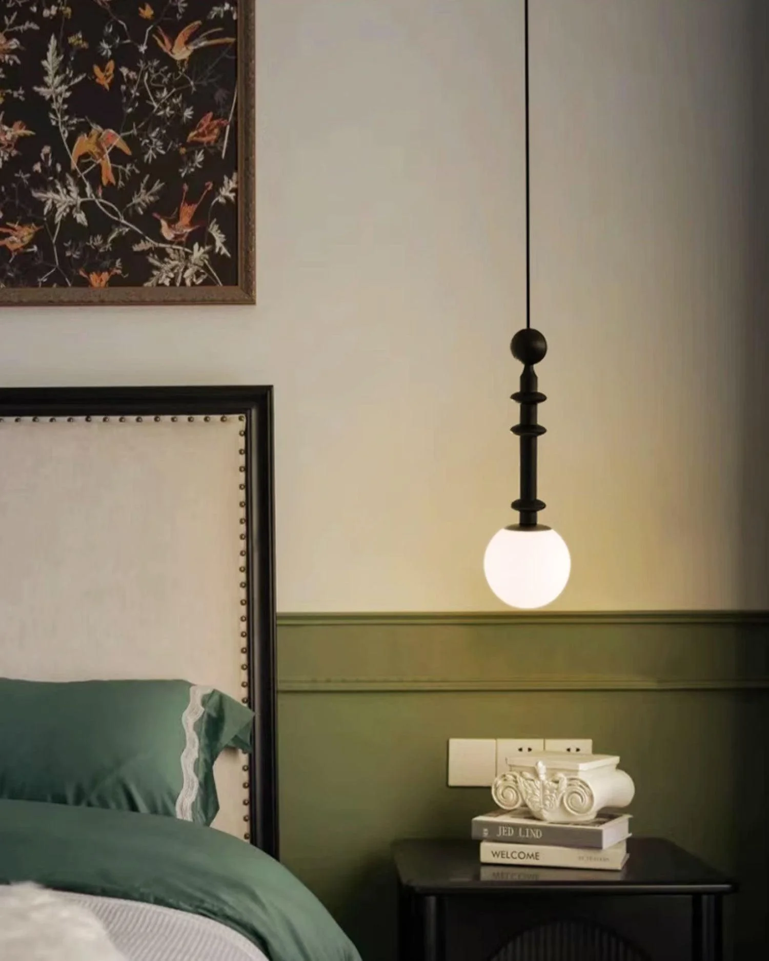 Vesera Wood Industrial Pendant Light - Image 7