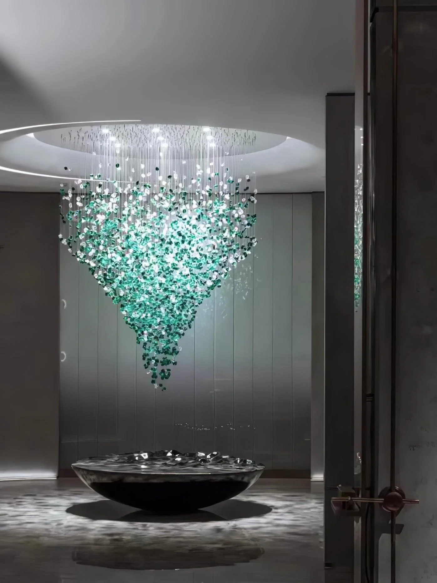 Veshaa Postmodern Luxury Stone Crystal Chandelier - Image 11