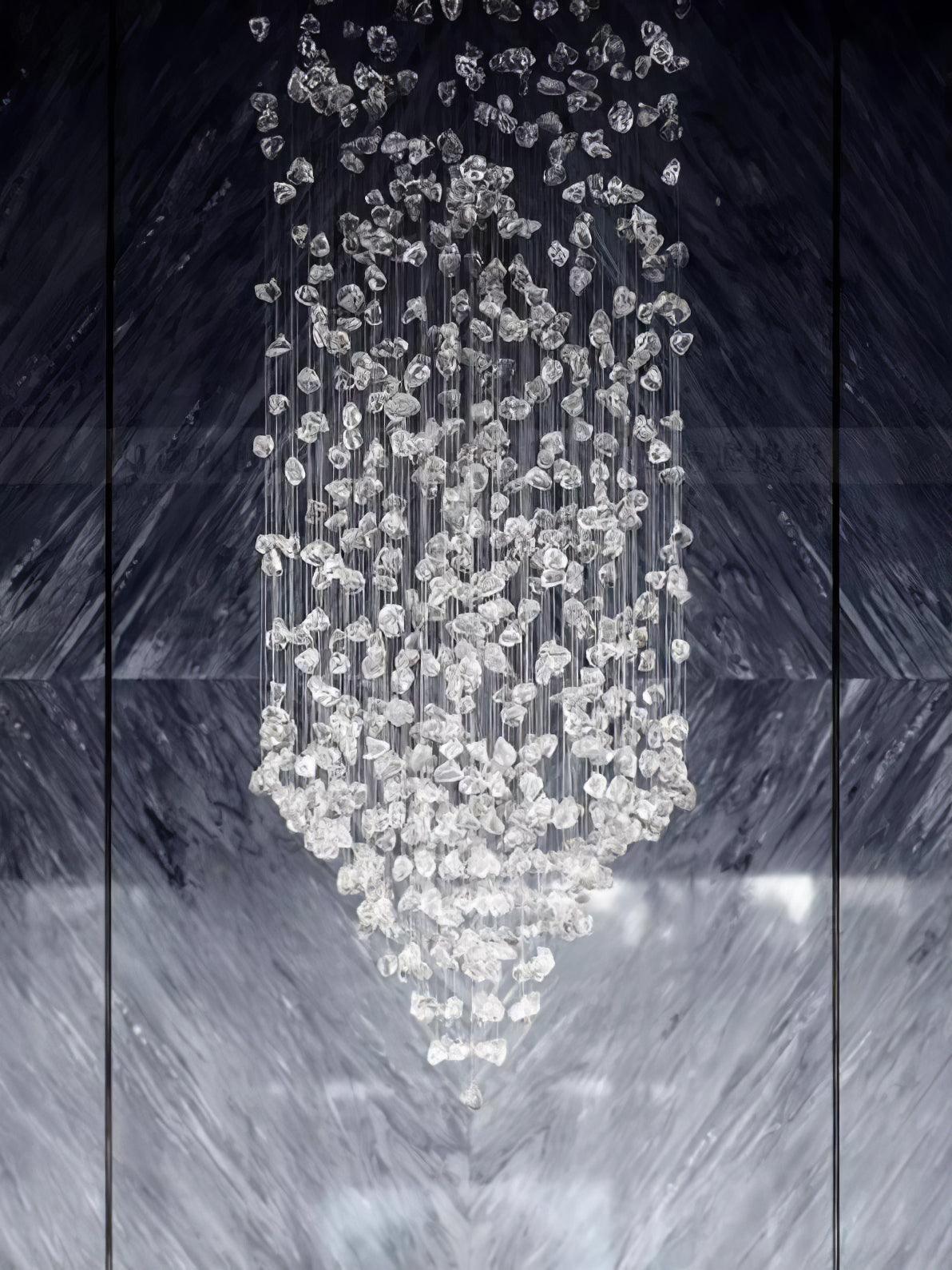 Veshaa Postmodern Luxury Stone Crystal Chandelier - Image 3